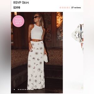 Show Me Your MuMu White RSVP skirt